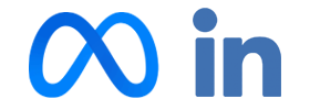 meta and LinkedIn logo