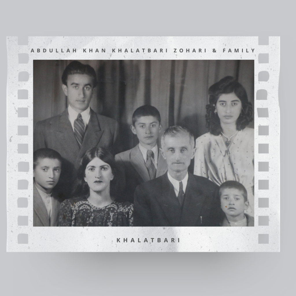Abdullah Khan Khalatbari zohari & Family