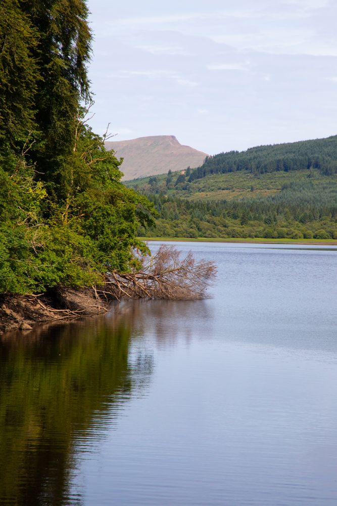 Welsh mountain landscape near Pontsticill